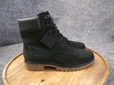 Timberland Jayne 6 Inch Women's Size 9 US Black Nubuck Waterproof Lace Up Boots