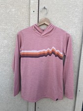 Patagonia Hoodie Womens XS Pink Capilene Cool Daily Graphic Hoody Hike Outdoors