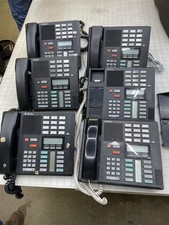 Nortel Norstar Meridian Phone Black M7310 Lot Of 6 TESTED 