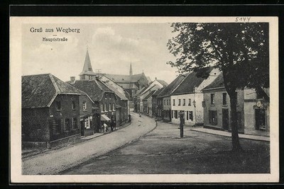 Wegberg, Main Street View, Postcard 