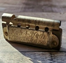 CA Seydel Sohne Mini Harmonica KohiNoor Charm Antique Chromatic Slide 1.5"
