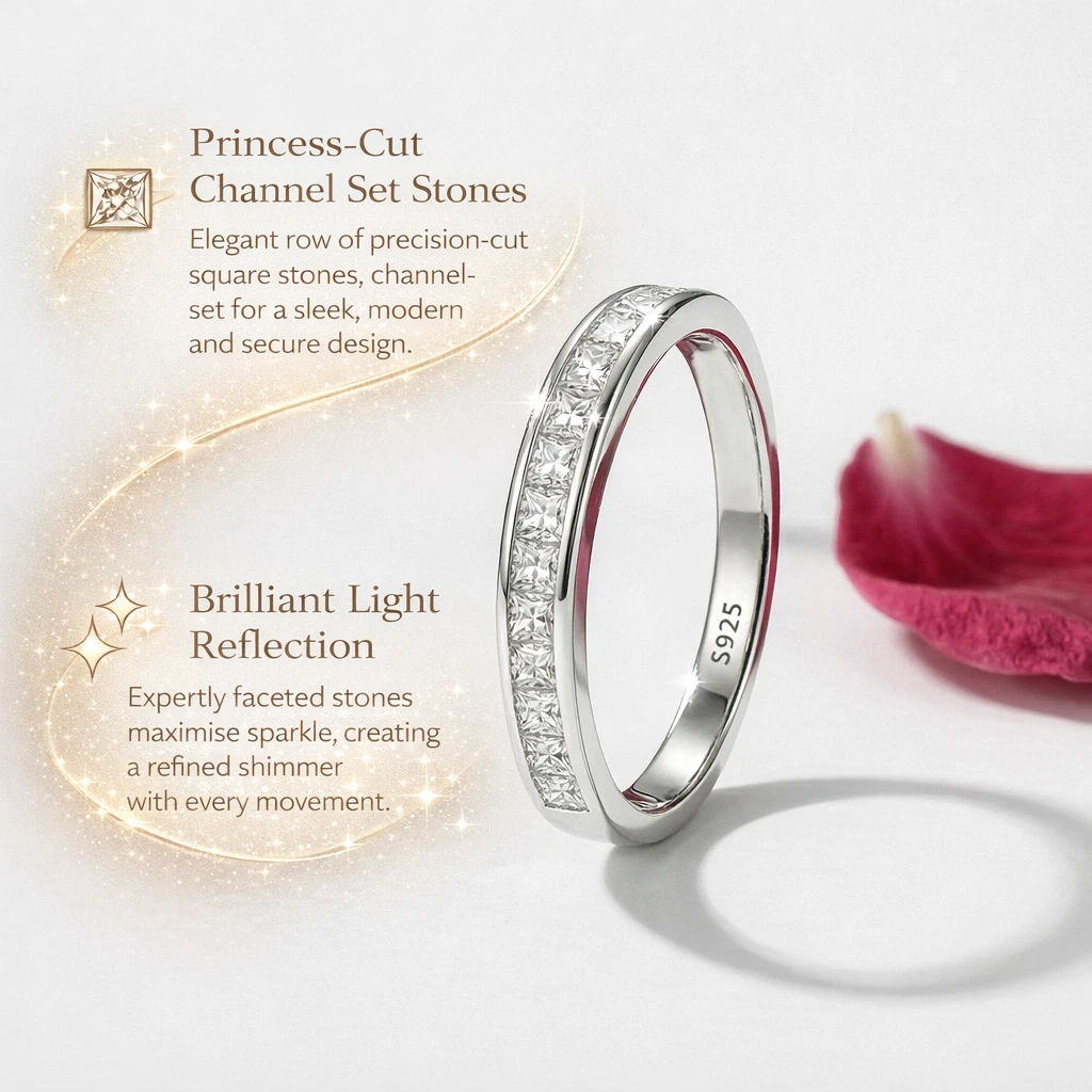 Silver 925 eternity ring
