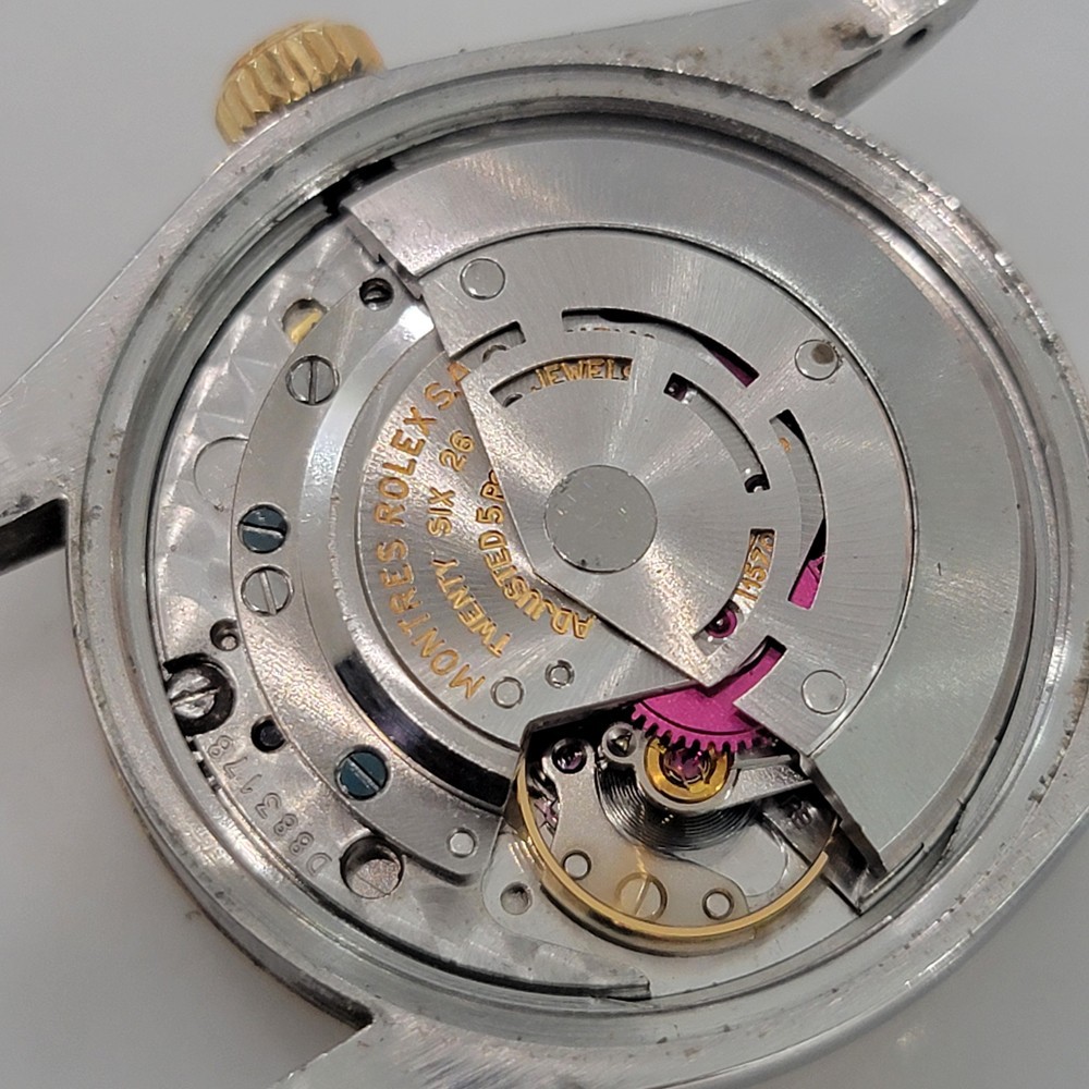 Rolex Oyster Perpetual Date 1500 35mm 14k Gold SS 1970s Mens Automatic RA624B image 10