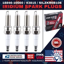 Brand New Genuine Spark Plugs Set of (4)  For NGK Iridium SILZKR6B10E 93815