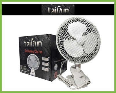 20W Grow Ventilator Oszillierend (mit Schwenkfunktion & Clip) 18cm für Growzelt