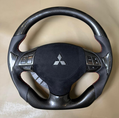 Mitsubishi Lancer Evolution Evo X 2007-2016 Carbon Fiber JDM Steering Wheel '.