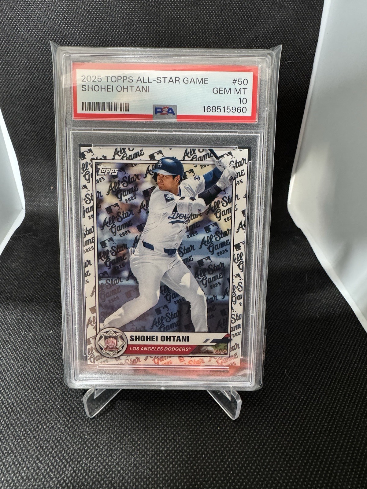 2025 TOPPS ALL-STAR GAME #50 SHOHEI OHTANI PSA 10 Gem Mint Dodgers