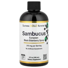 Adult Sambucus Elderberry Syrup, 8 fl oz (240 ml)
