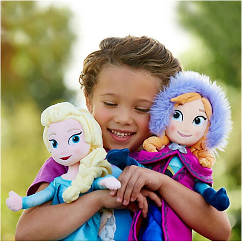 Disney Gefroren Elsa & Anna Prinzessin gefüllt Plüsch Puppe Spielzeug 40cm - Bild 2 von 4