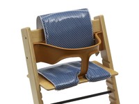 Highchair Cushions - Wipe Clean Oilcloth - Suitable For Tripp Trapp And Babydan Highchair Cushions - Wipe Clean Oilcloth - Suitable For Tripp Trapp And Babydan