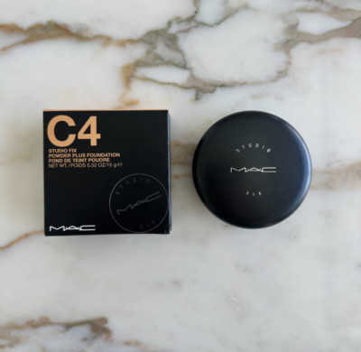 MAC Cosmetics Studio Fix Powder Plus Foundation - C4 - 0.52oz/15g Authentic