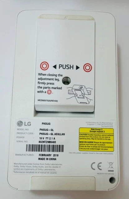 LG PH30JG Compact Portable LED Projector Faulty For Parts/Spares Only - Image 3 of 4