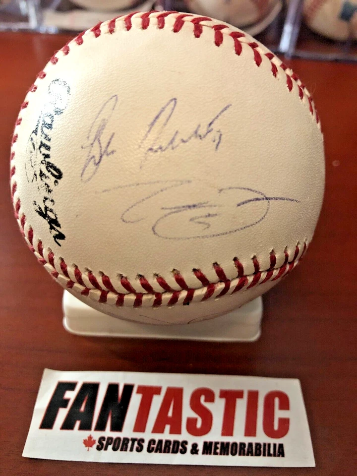 2003 Chicago Cubs Signed Rawlings OML Baseball  -  8 Autographs (See Desc) - Image 2 of 4