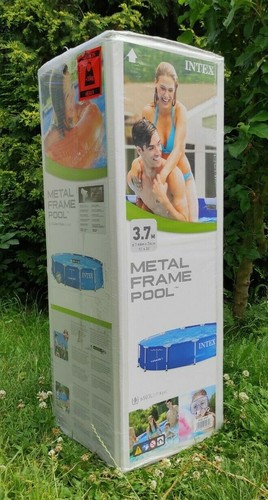 Intex Metal Frame Pool Aufstellpool Schwimmbecken Gartenpool Ø 366x76cm BRANDNEU - Bild 7 von 9
