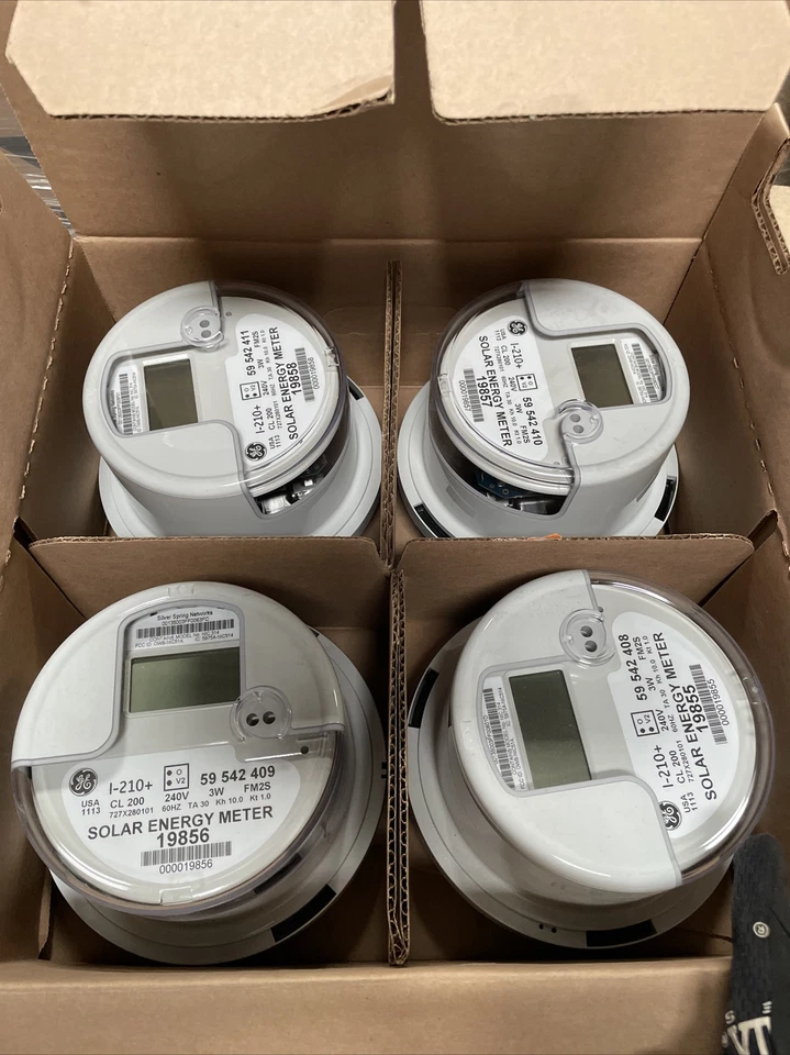 ⚡️GE Energy Watthour Smart Meter Type I-210+ 727X280101 240V 60Hz ⚡️ - Image 3 of 4