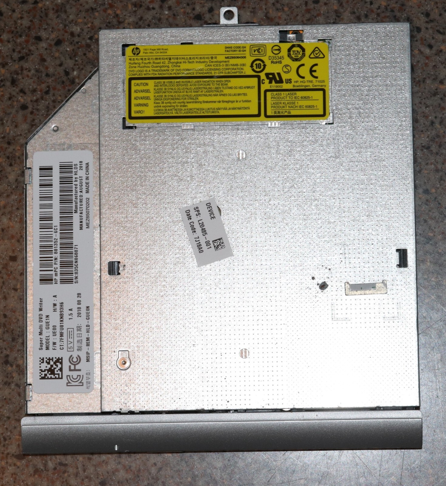 Super Multi DVD Writer for Silver Laptop GUE1N 8013526C1 eBay