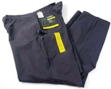 NEW CARHARTT B11 PTB 46x30 MENS WASHED DUCK WORK DUNGAREE PANTS PETROL BLUE