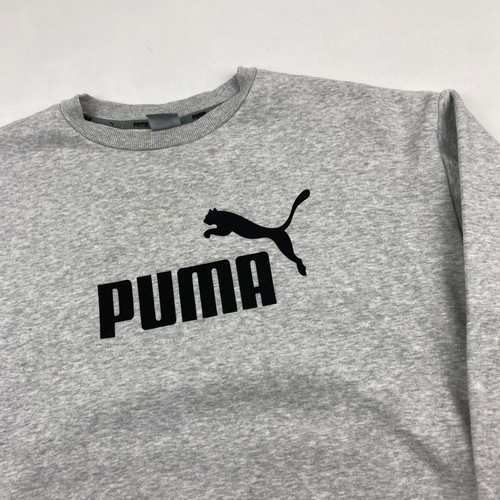 Women’s Oversized Grey Puma Sweatshirt , Size M - 第 2/3 張圖片