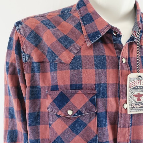 Camisa occidental Flag & Anthem Desert Son Dierks Bentley Pearl Snap para hombre XXL 2XL - Imagen 3 de 10