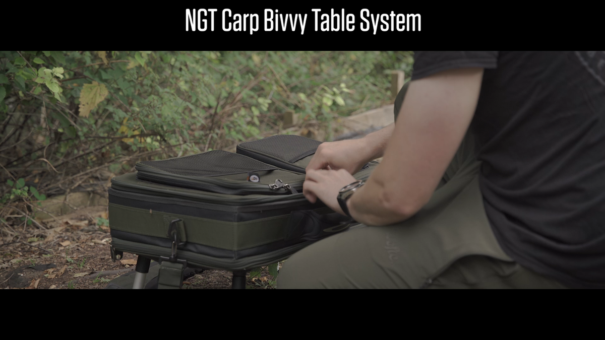 bivvy table tackle box Carp Fishing Tackle Bivvy Table Box System Carryall Bag NGT Rig Station 588  5060211912771| eBay