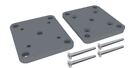 <!--F#f_0-->65x65mm post base plate set POWDER COATED ALUMINIUM<!--F/-->