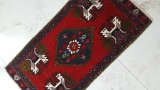 Medium Foot Carpet Rug Gift For Her Rug Anatolian Vintage Organic American Rug