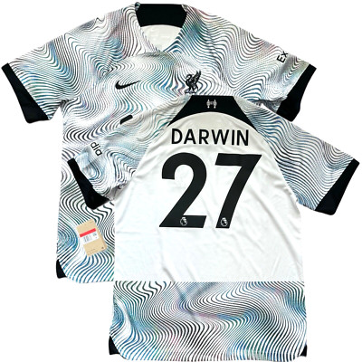2022/23 Liverpool Away Jersey #27 Darwin Nunez Large Nike Soccer
