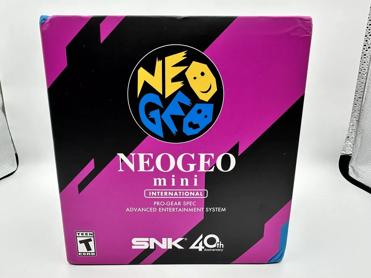 NEOGEO Mini International Classic Edition SNK 40th Anniversary Brand New  Sealed