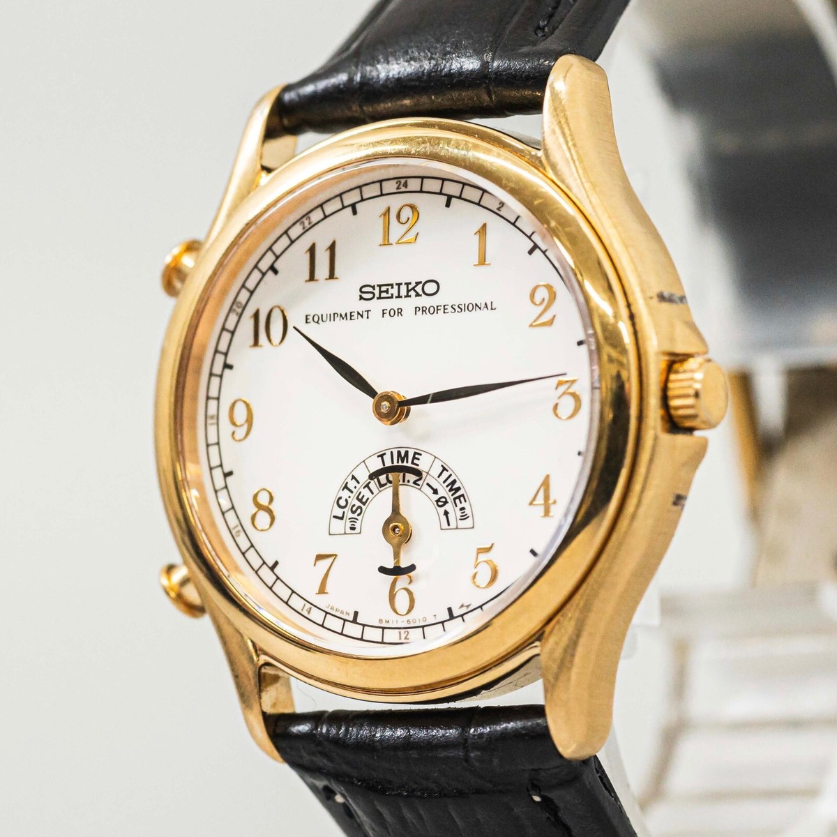 Exc+5* SEIKO Equipment For Professional 8M11-6000 Quartz