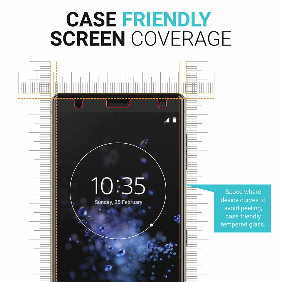 For Sony Xperia X XZ XZ1 XZ2 Z1 Z2 Z3 Z5 P Tempered Glass Screen Protector AU - Image 2 of 4