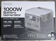 EcoFlow 512Wh River 2 Max 500-Watts Portable Power Station EFR610