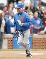 TERRY COLLINS   NEW YORK METS   ACTION SIGNED 8x10