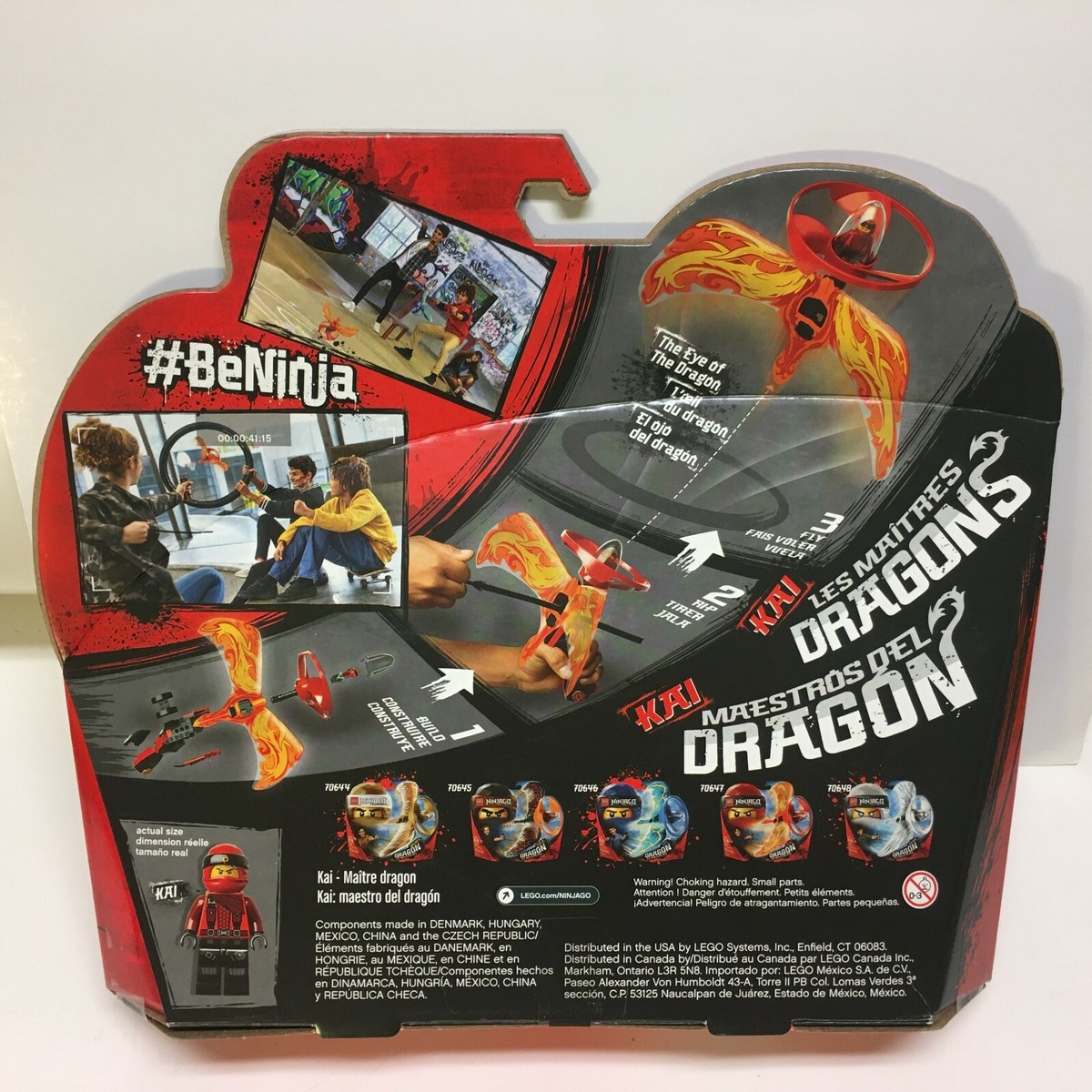 LEGO Ninjago Dragon Masters of Spinjitzu Kai Red Ninja #70647 NEW