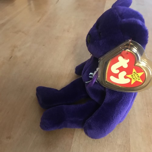 Vintage Ty Beanie Babies Princess Diana Bear Toy - Picture 5 of 12