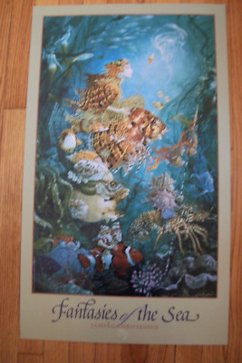 James Christensen -- Fantasies of the Sea Poster - Greenwich Workshop Poster