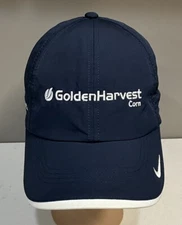 Golden Harvest Hat Strapback Navy Blue Nike Golf Dri Fit Syngenta Mesh NWT