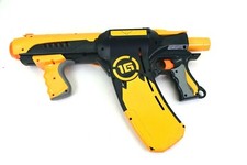Nerf Blaster Gun Dart Tag Quick 16 Pump Action 1G Black and Yellow