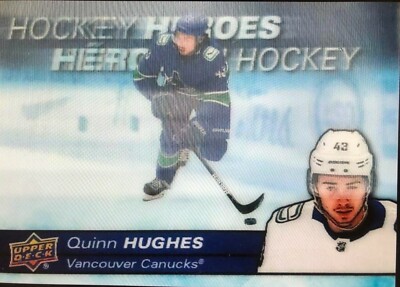 2021-22 TIM HORTONS HOCKEY HEROES ** QUINN HUGHES ** H-8