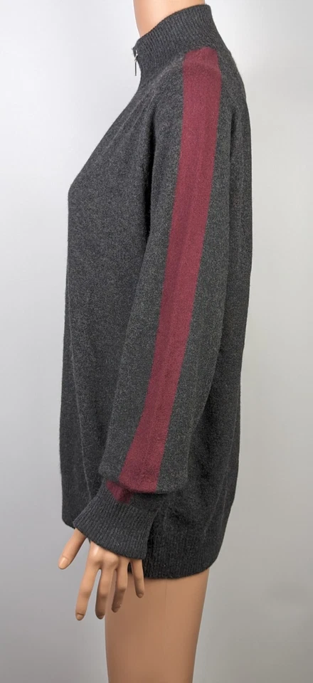 Metropolitan View Men's Dark Gray Turtleneck 100% Cashmere Sweater/Pullover sz L - Image 4 of 4