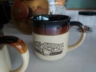 VTG Hardees 1986 Rise and Shine Homemade Biscuits Coffee Mugs LOT OF 3 New Old S — photo 4