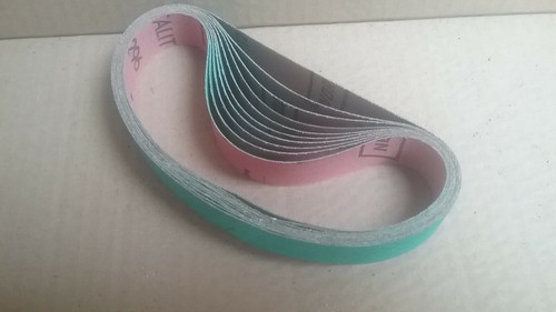P120 Norton Abrasive Belts Cloth 25 x 457mm Pack (10) R296 material 378404 - Picture 3 of 3