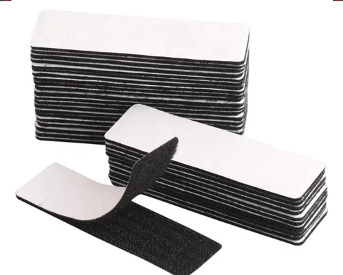 5-50Stück Klettband selbstklebend Extra Stark Klettverschluss Doppelseitig Breit - Bild 2 von 19