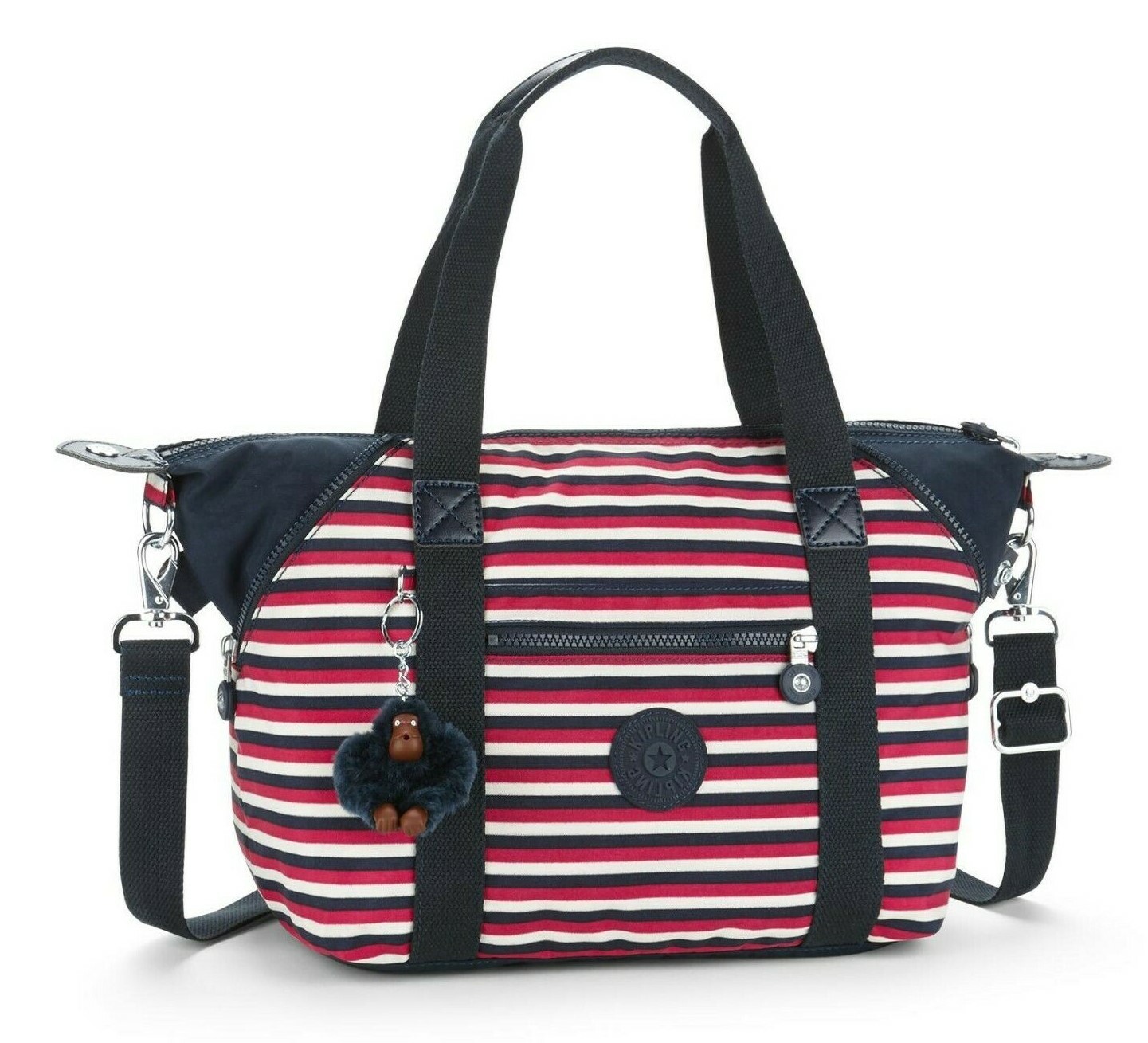 Kipling ART S Handbag - Sugar Stripe Bl RRP £79