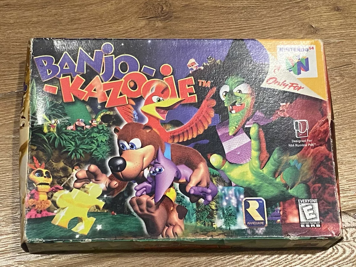 Nintendo 64 - N64 Banjo Kazooie Box (wear), Manual (Nice), Game (Nice)