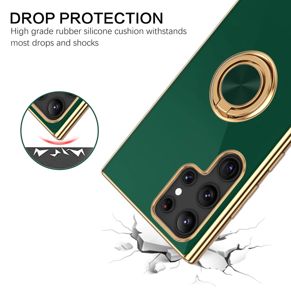 Phone Case For Samsung Galaxy S21 S22 S23 Ultra Plus Shockproof Heavy Duty Cover