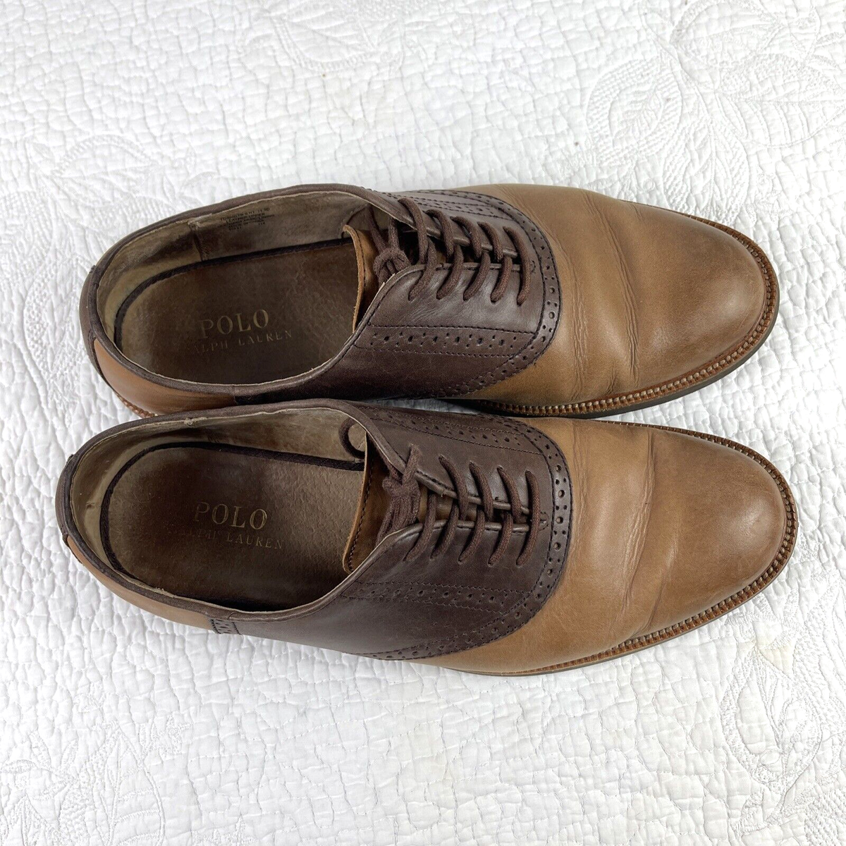 Polo Ralph Lauren Saddle Oxford Shoes Men display picture 1