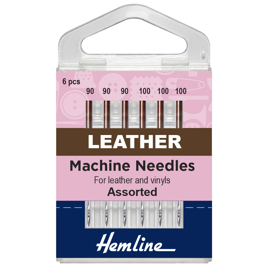Hemline Leather Sewing Machine Needles - Assorted - 3 x  90 & 3 x 100 - Image 4