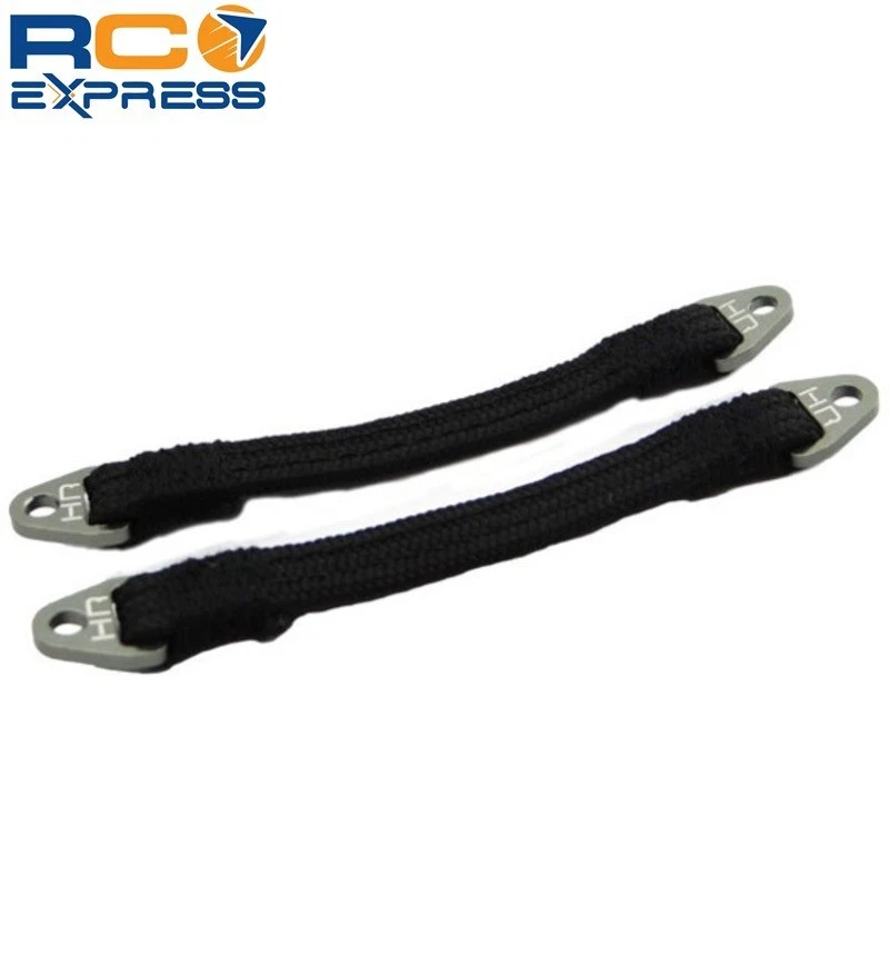 Hot Racing Suspension Travel Limit Straps 90mm (Gunmetal)(2) SLS90T1111 - Image 3 of 4