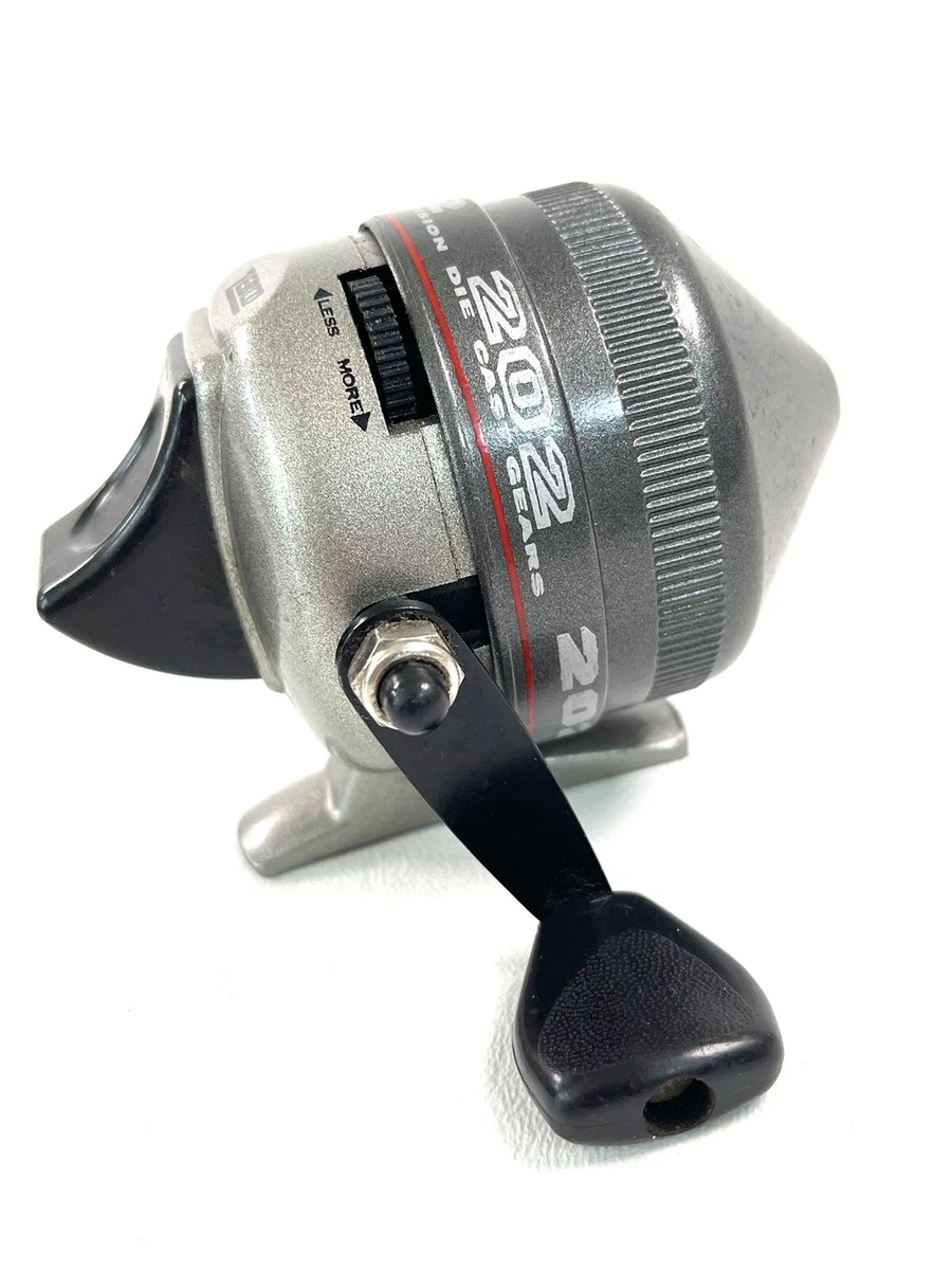 Zebco 202 Precision Die-Cast Gears Wide Range Power Drag Fishing Reel