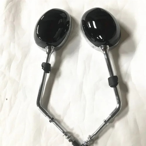 2pcs for Peugeot motorcycle Django rearview mirror black gray chrome - Picture 10 of 10
